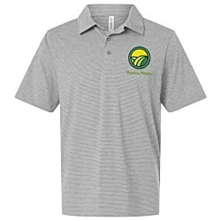 Relay Heathered Stripe Polo - Men's