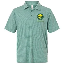 Relay Heathered Stripe Polo - Men's