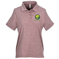 Relay Heathered Stripe Polo - Ladies'