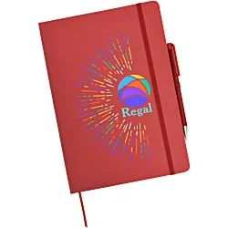 TaskRight Afton Notebook with Pen - 10 inches x 7 inches - Full Color