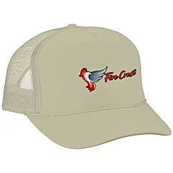 OTTO Five Panel Foam Trucker Cap - Solid