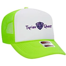 OTTO Five Panel Foam Trucker Cap - Two Tone