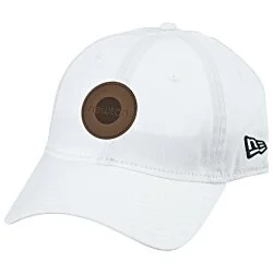 New Era Unstructured Cotton Cap - Laser Engraved Patch