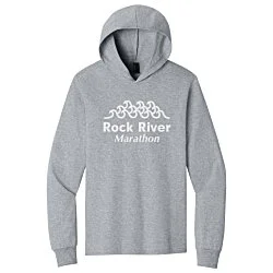 Port & Company Cotton Long Sleeve Hooded T-Shirt