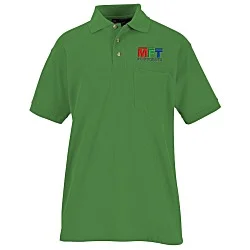 Blue Generation Stain-Resistant Pocket Polo - Men's