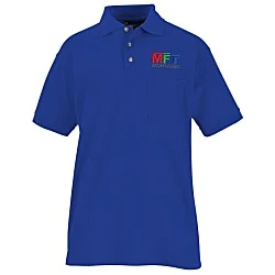 Blue Generation Stain-Resistant Pocket Polo - Men's
