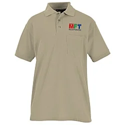 Blue Generation Stain-Resistant Pocket Polo - Men's