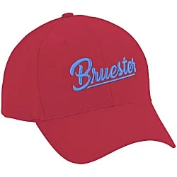 Brushed-Cotton 6-Panel Cap - 3D Puff Embroidery