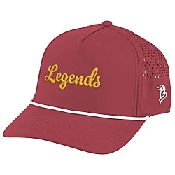 Branded Bills Bare Curved Rope Cap - 3D Puff Embroidery