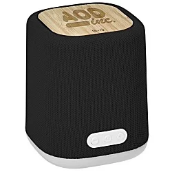 Rio Bluetooth Speaker with Bamboo Wireless Charger