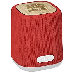 Rio Bluetooth Speaker with Bamboo Wireless Charger