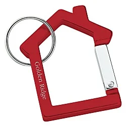 House Carabiner Keychain
