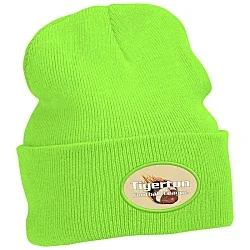 Big Cuff Knit Cap - Full Color Patch - 24 hr