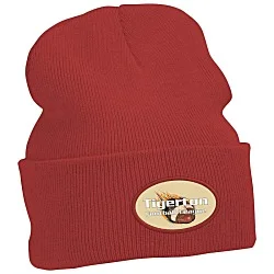 Big Cuff Knit Cap - Full Color Patch - 24 hr