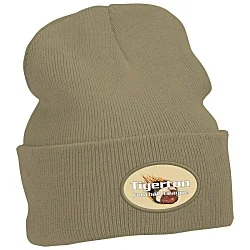 Big Cuff Knit Cap - Full Color Patch - 24 hr