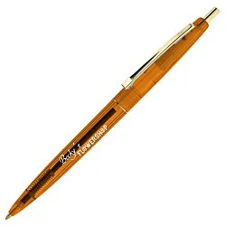 Clic Pen - Translucent - Gold