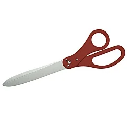 Large Ribbon Cutting Scissors - 25 inches - Blank