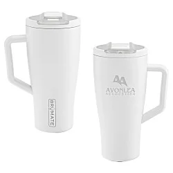 BruMate Era Flip Vacuum Tumbler with Straw - 30 oz. - Laser Engraved