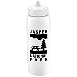 Curve Water Bottle with Mighty-Shot Valve Lid - 32 oz.