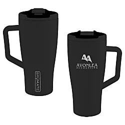 BruMate Era Flip Vacuum Tumbler with Straw - 30 oz. - Laser Engraved - 24 hr