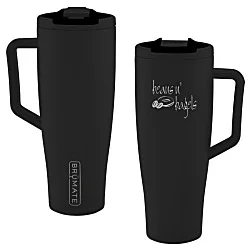 BruMate Era Flip Vacuum Tumbler with Straw - 40 oz. - Laser Engraved - 24 hr