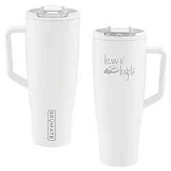 BruMate Era Flip Vacuum Tumbler with Straw - 40 oz. - Laser Engraved - 24 hr