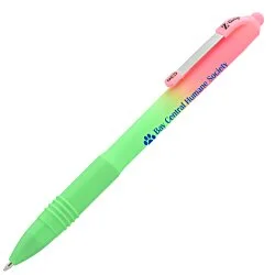 Zebra Z-Grip Ombre Neon Soft Touch Pen