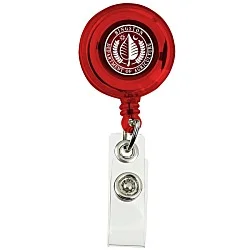 Economy Retractable Badge Holder - Translucent