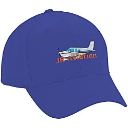 Brushed-Cotton 6-Panel Cap - Embroidered