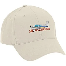 Brushed-Cotton 6-Panel Cap - Embroidered