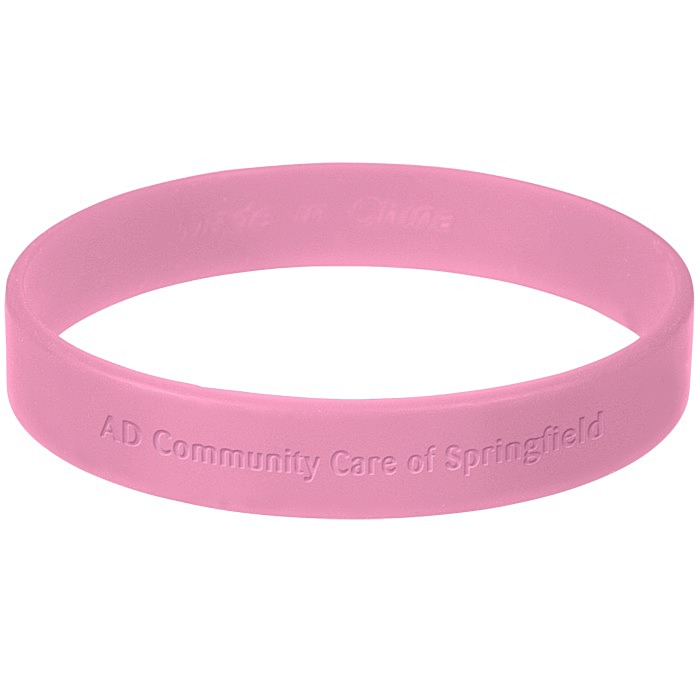 50PCS Hope Empowerment Renewal Support Silicone Bracelet Pink Printed Logo  - AliExpress