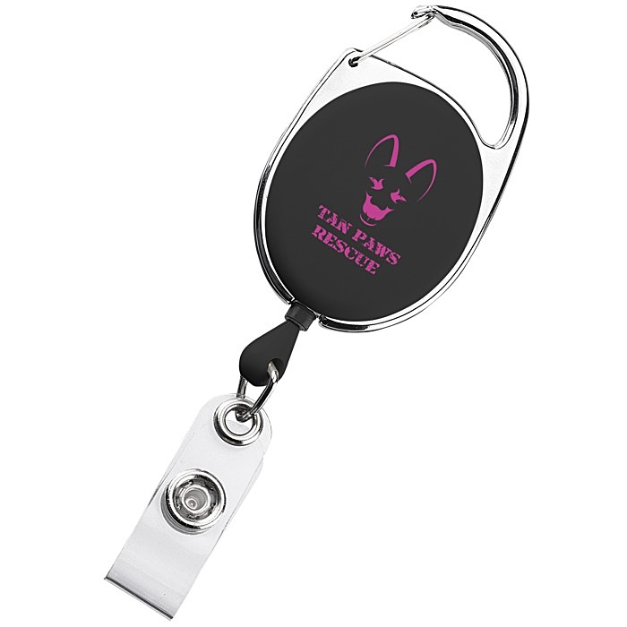  Clip-On Retractable Badge Holder - Opaque 7573-S