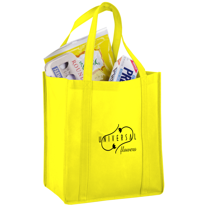 13” x 13 Full Color Sublimation Grocery Shopping Tote Bags - Kenny Products