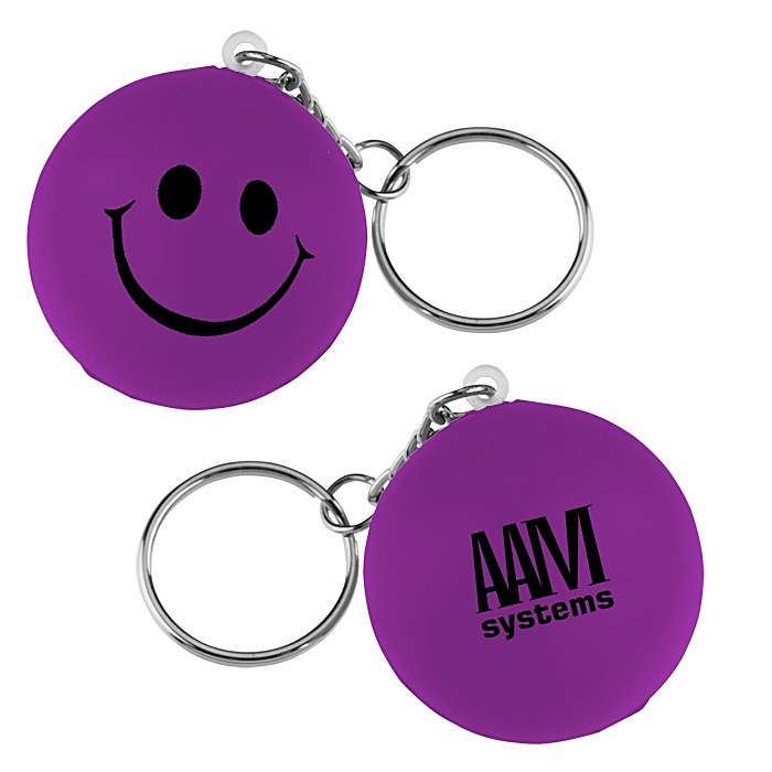 AAkron Mood Smiley Face Stress Key Chain - Sample