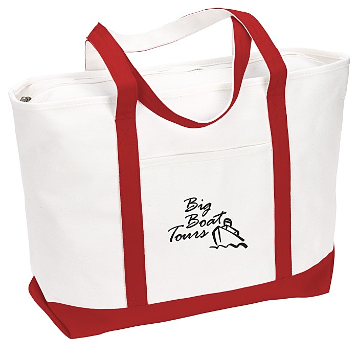 Sturdy Canvas Boat and Tote Bag - Yellow