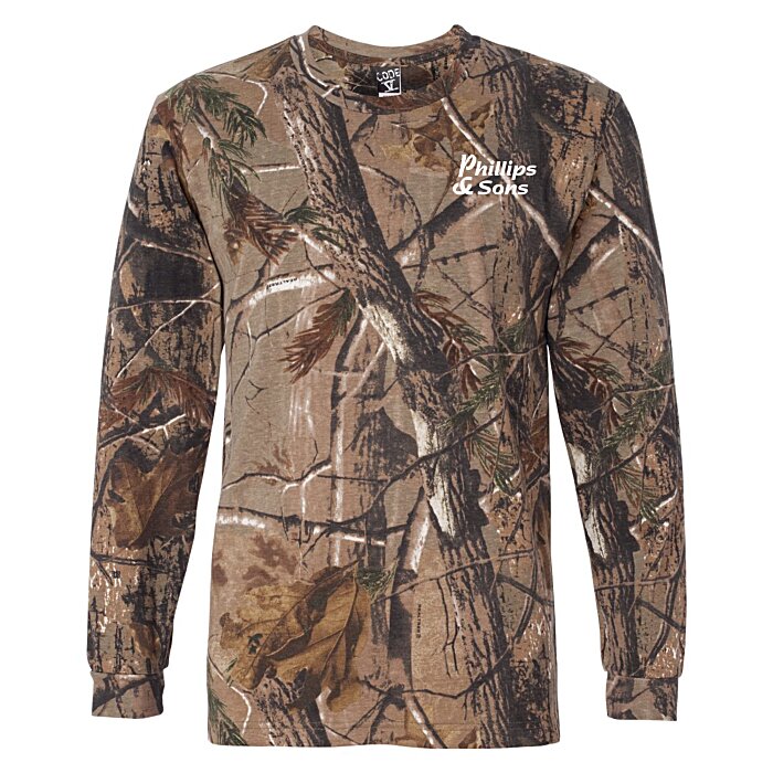 Code V Realtree Camouflage Long Sleeve T-Shirt - 4imprint.com