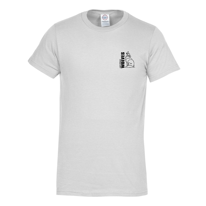 Adult 4.3 oz. Ringspun Cotton T-Shirt - Screen 124633-S : 4imprint.com
