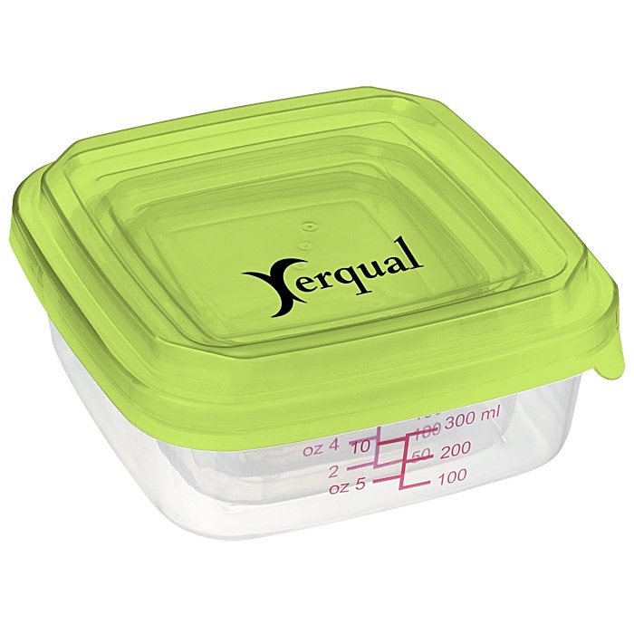 Square Portion Control Containers - Personalization Available