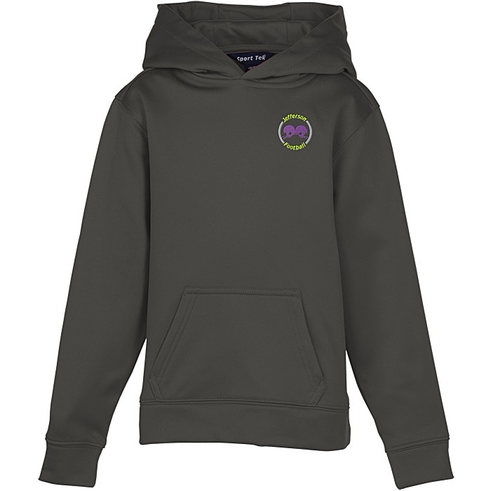  Athletic Fleece Pullover Hoodie - Youth - Embroidered  117281-Y-E