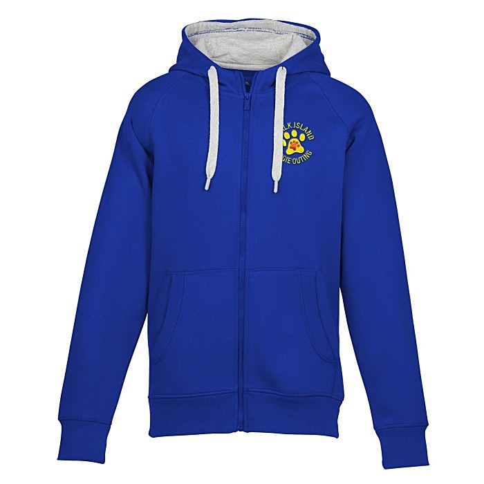 Men's Antigua Blue St. Louis Blues Metallic Logo Victory Pullover Hoodie Size: Extra Large