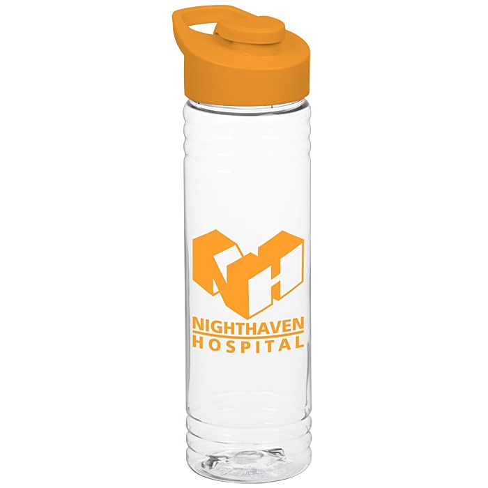 Clear Impact Water Bottle with Flip Straw - SG 2507 - IdeaStage Promotional  Products