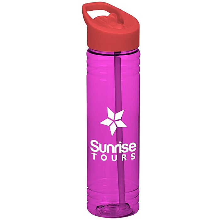 12 oz Sublimation flip top Kids Water Bottle - Pink – Fountain of