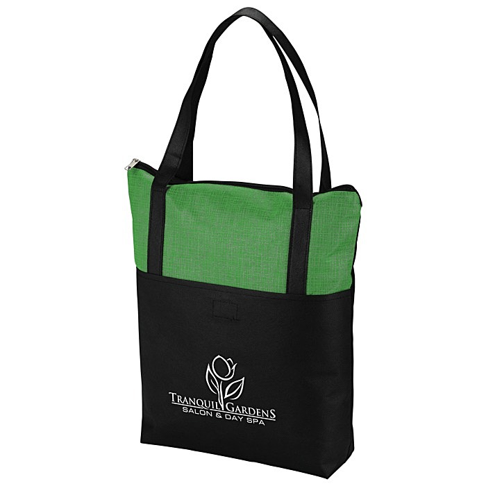 4imprint.com: Crosshatched Tall Boat Tote - 24 hr 149735-24HR