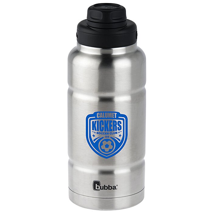 bubba Trailblazer Insulated Stainless Steel Water Bottle with Push Button  Lid Licorice
