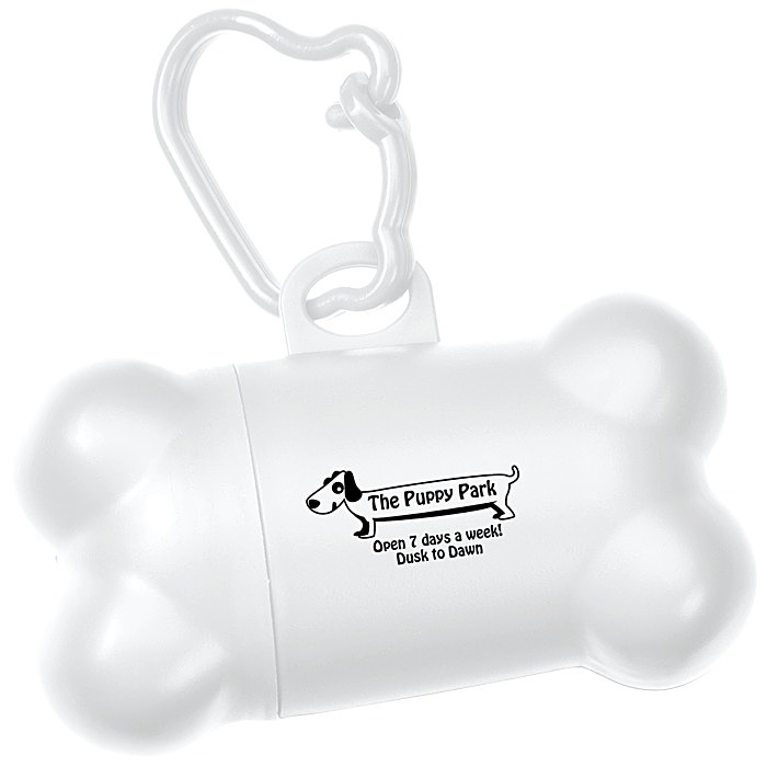 Dog Poop Bag Dispenser – bone pattern