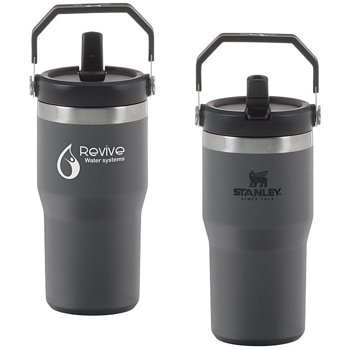 STANLEY 24 oz Orange and Silver Insulated Stainless Steel Water