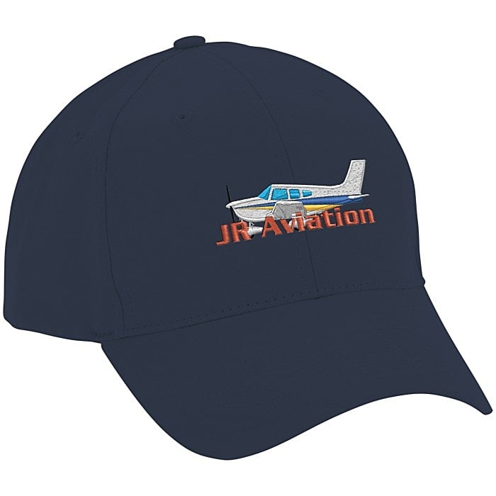 Brushed-Cotton 6-Panel Cap - Embroidered 5154-E : 4imprint.com