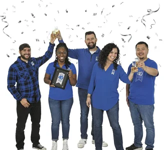 4imprint employees celebrating 40 year anniversary