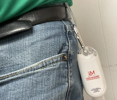 sunscreen with a clip