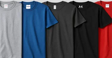 group of t-shirts that are best for printing